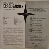 Errol Garner* and Art Tatum / Mike Di Napoli – Piano Greats 1962 - Image 2