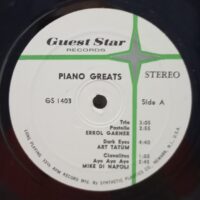 Errol Garner* and Art Tatum / Mike Di Napoli – Piano Greats 1962 - Image 3