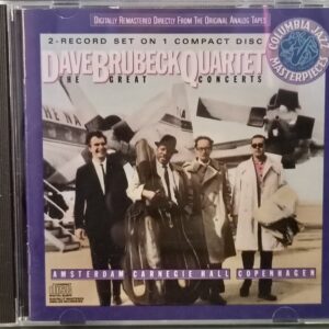 Dave Brubeck Quartet* – The Great Concerts... Amsterdam, Copenhagen, Carnegie Hall 1988
