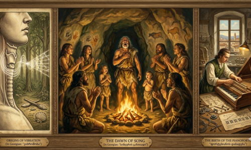 როდის დაიწყო ადამიანმა სიმღერა და როგორ იქმნებოდა ფორტეპიანო? (ქართულად გახმოვანებული)